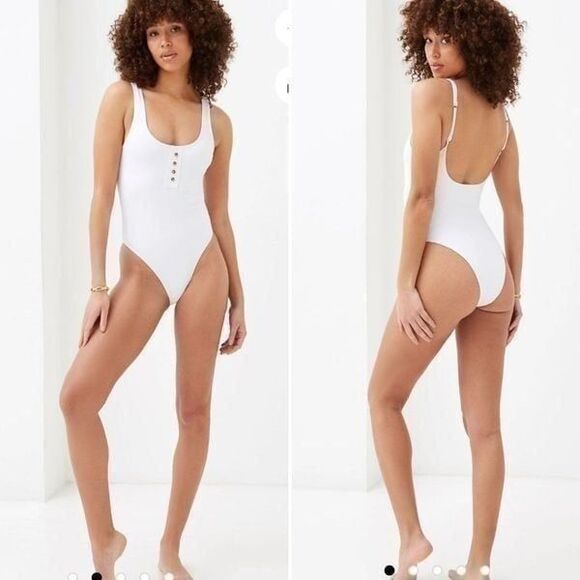 NWT 4th + Reckless Ruby 1 piece swimsuit M 8 - Picture 1 of 11